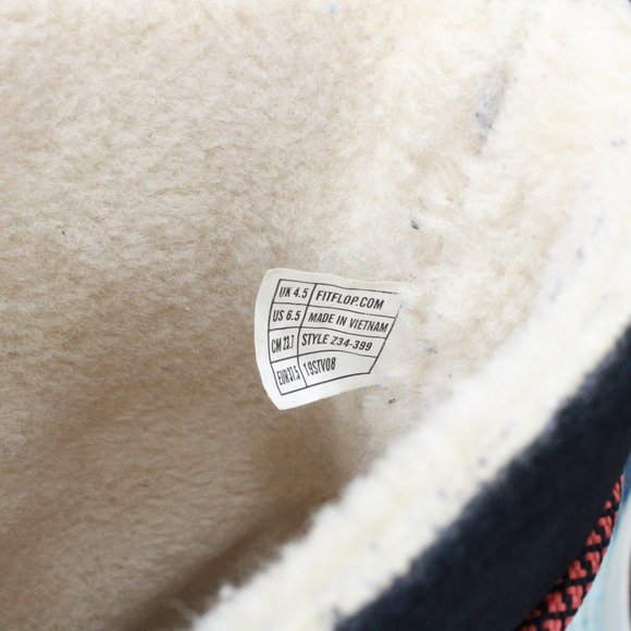 Fitflop Skandi Black Suede Wool Lined Pull On Winter Boots Size 6.5 - Picture 8 of 9